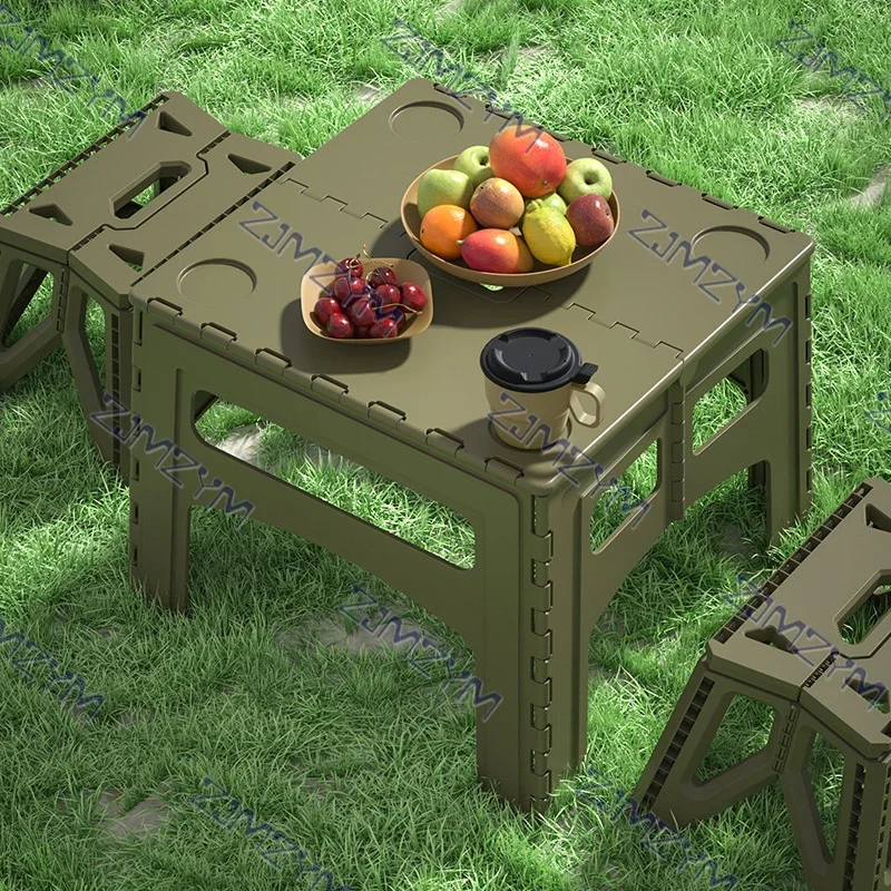 Outdoor Furniture Bali - ポータブルキャンプ用プラスチックテーブルセット,折りたたみ式屋外テーブル,シンプルなピクニック機器,サプライ