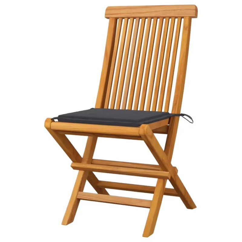 Outdoor Furniture Indonesia - チーク材の伝統的な折りたたみ椅子、ガーデンマイアミ-ホテル、公園、別荘用の無垢材屋外家具、インドネシア製