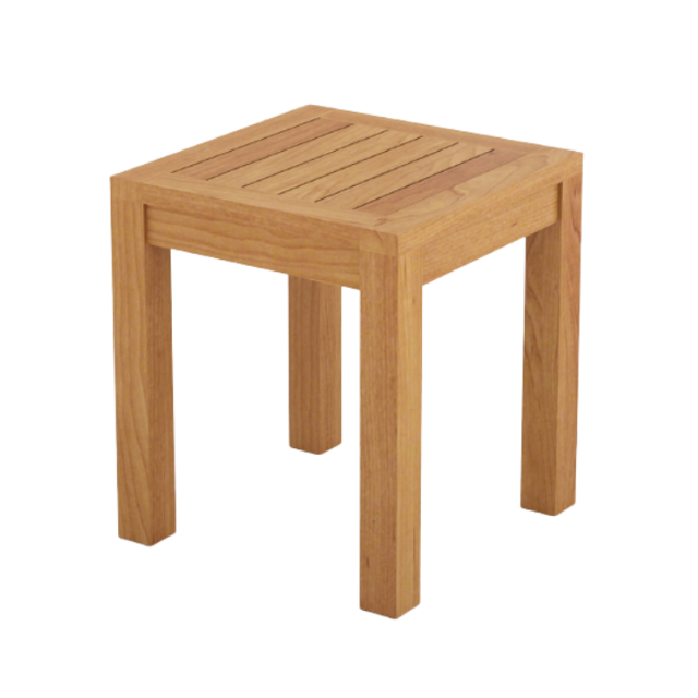 Outdoor Furniture Teak - 屋外家具 チーク材製 小型サイドテーブル パティオガーデン家具用 コーヒーテーブル サンラウンジャー用