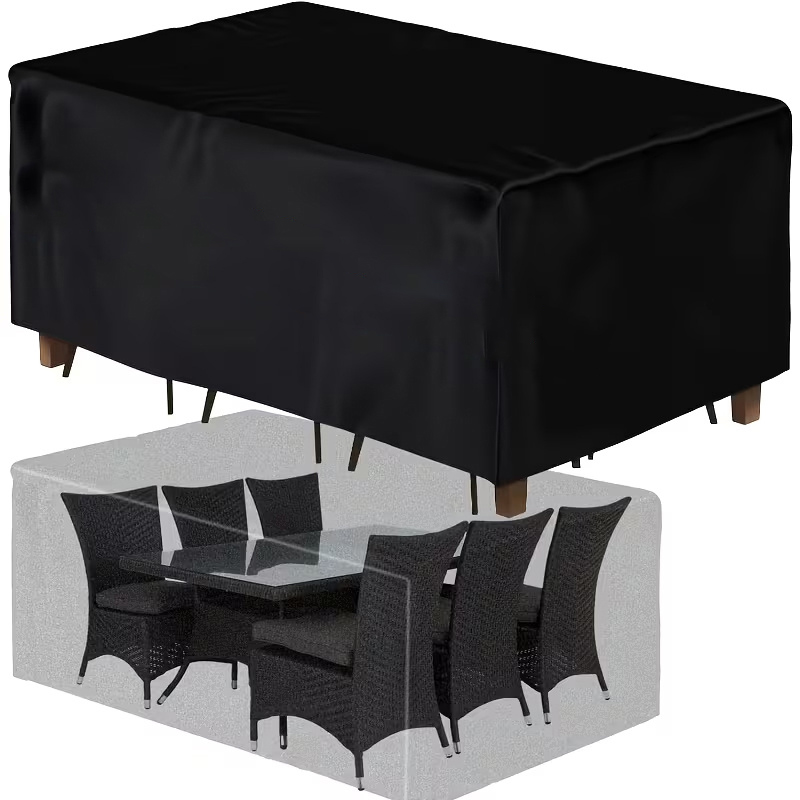 Outdoor Furniture Sofa - 屋外パティオ家具カバーセット - 長方形ソファカバーセット、テラスや芝生の屋外家具のカバーに適しています