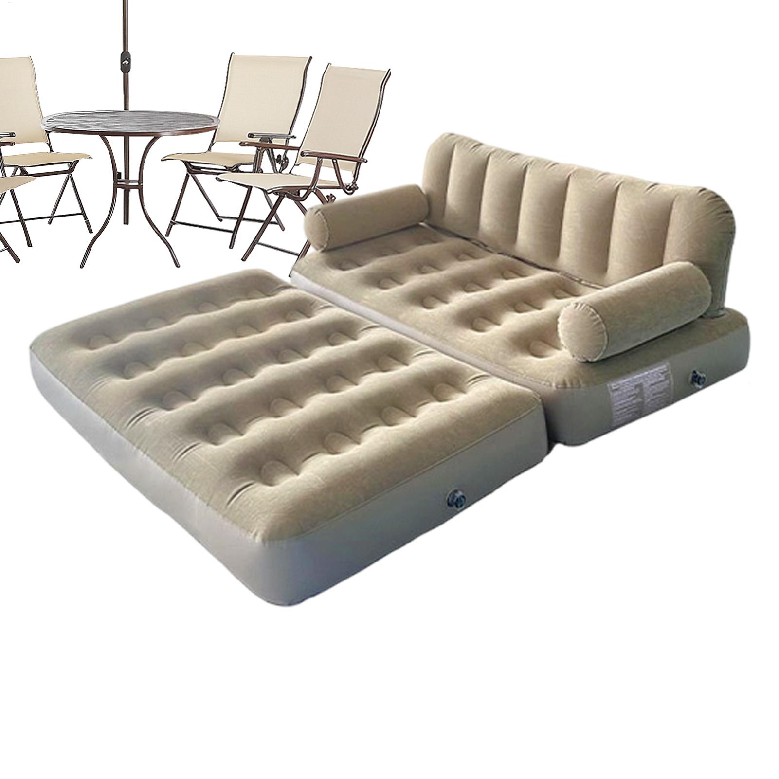 Outdoor Daybed Furniture - エアソファ エアポンプ付き 折りたたみベッド エアーカウチ キャンプ アウトドア