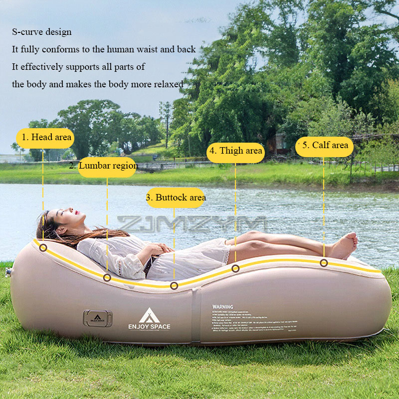 自動膨張式レイジーソファ 折りたたみ式 音楽フェスティバル用 - Outdoor Furniture Lounge Set のレビューと価格