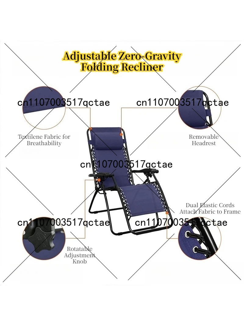 防水折りたたみリクライニングチェアセット（枕とカップホルダー - Outdoor Furniture Recliner Set のレビューと価格
