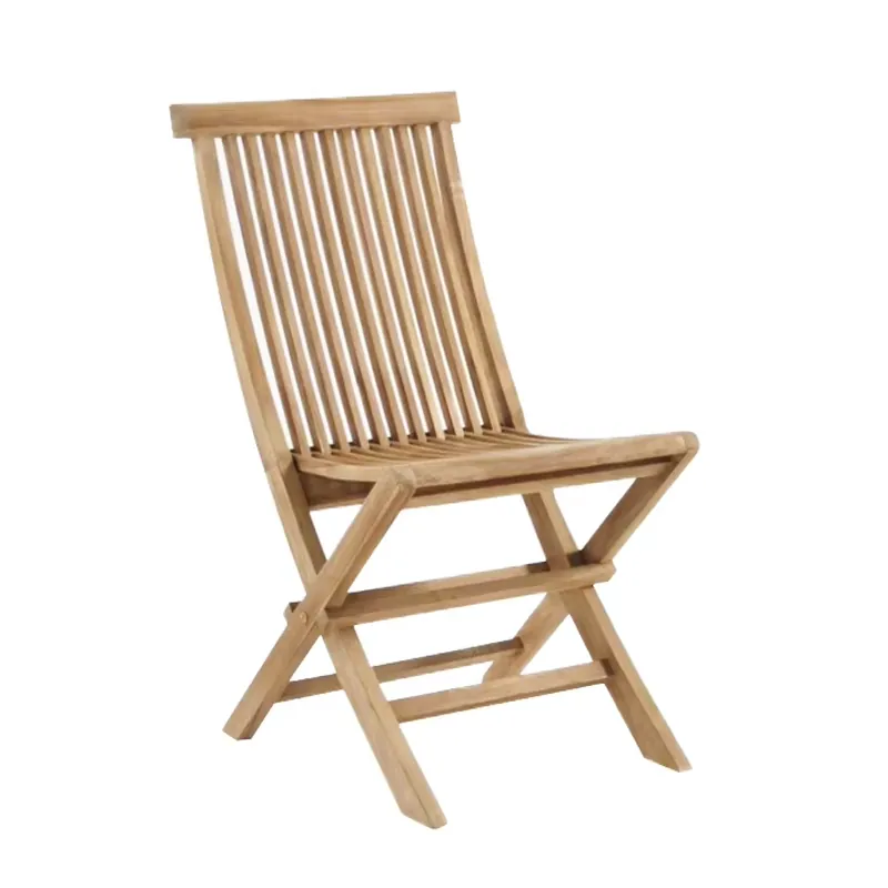 チーク材の伝統的な折りたたみ椅子、ガーデンマイアミ-ホテル、 - Outdoor Furniture Indonesia のレビューと価格