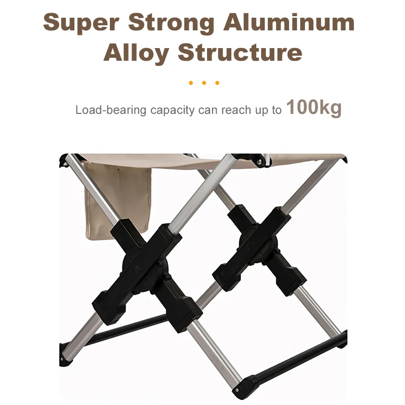折りたたみ式ディレクターズチェア アウトドア キャンプ ビー - Outdoor Furniture Aluminium のレビューと価格