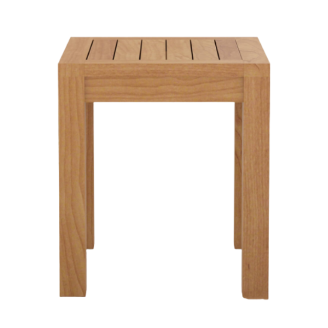 屋外家具 チーク材製 小型サイドテーブル パティオガーデン家 - Outdoor Furniture Teak のレビューと価格