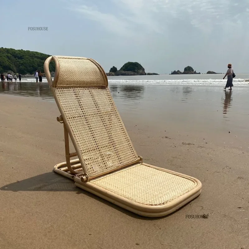 # 北欧風折りたたみビーチチェア アウトドア芝生プール用背も - Outdoor Furniture Indonesia のレビューと価格