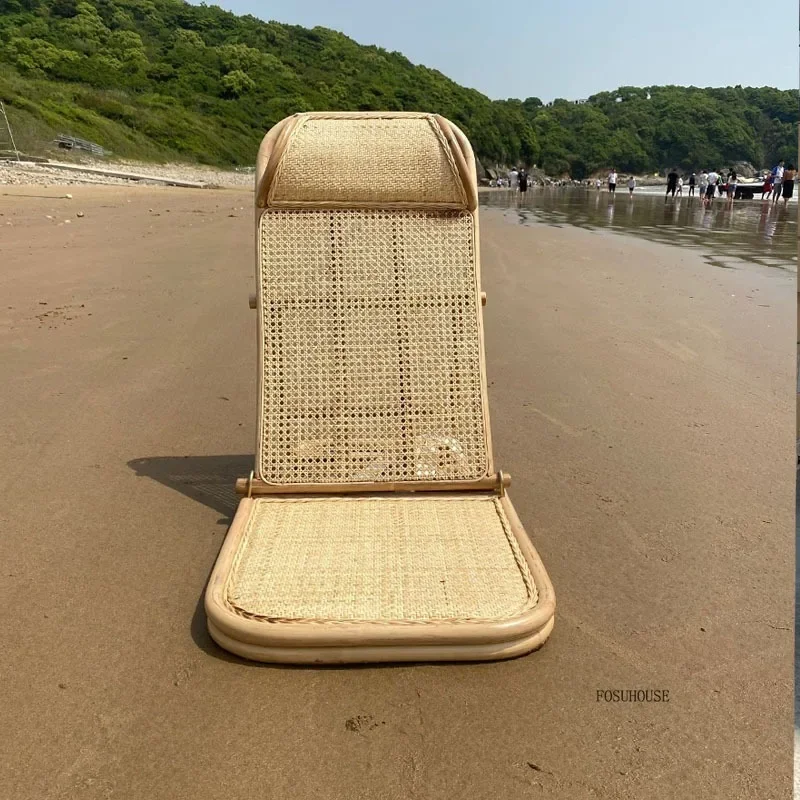 # 北欧風折りたたみビーチチェア アウトドア芝生プール用背も - Outdoor Furniture Indonesia のレビューと価格
