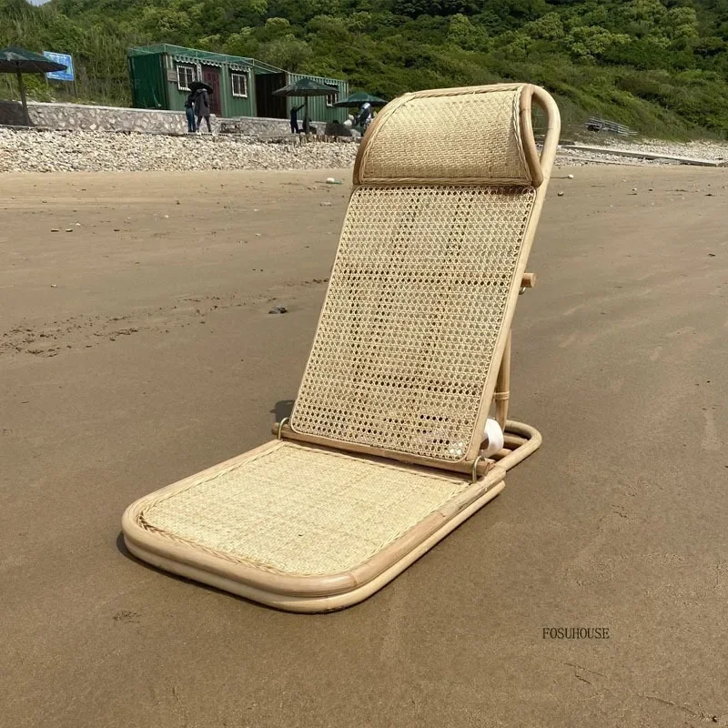 # 北欧風折りたたみビーチチェア アウトドア芝生プール用背も - Outdoor Furniture Indonesia のレビューと価格