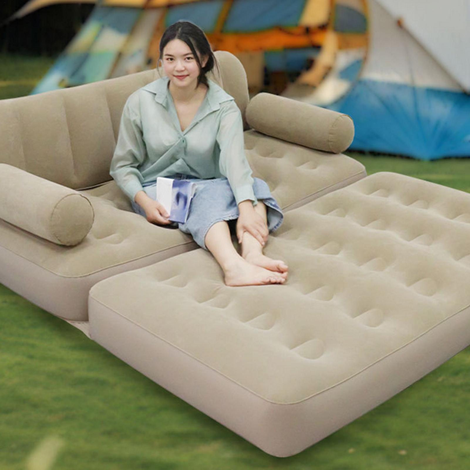 エアソファ エアポンプ付き 折りたたみベッド エアーカウチ  - Outdoor Daybed Furniture のレビューと価格