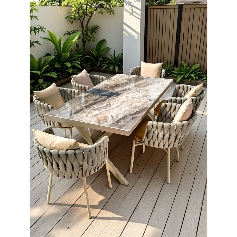 北欧の屋外テーブルと椅子、中庭、ガーデン、屋外テラス、レジャ - Outdoor Furniture Teak のレビューと価格