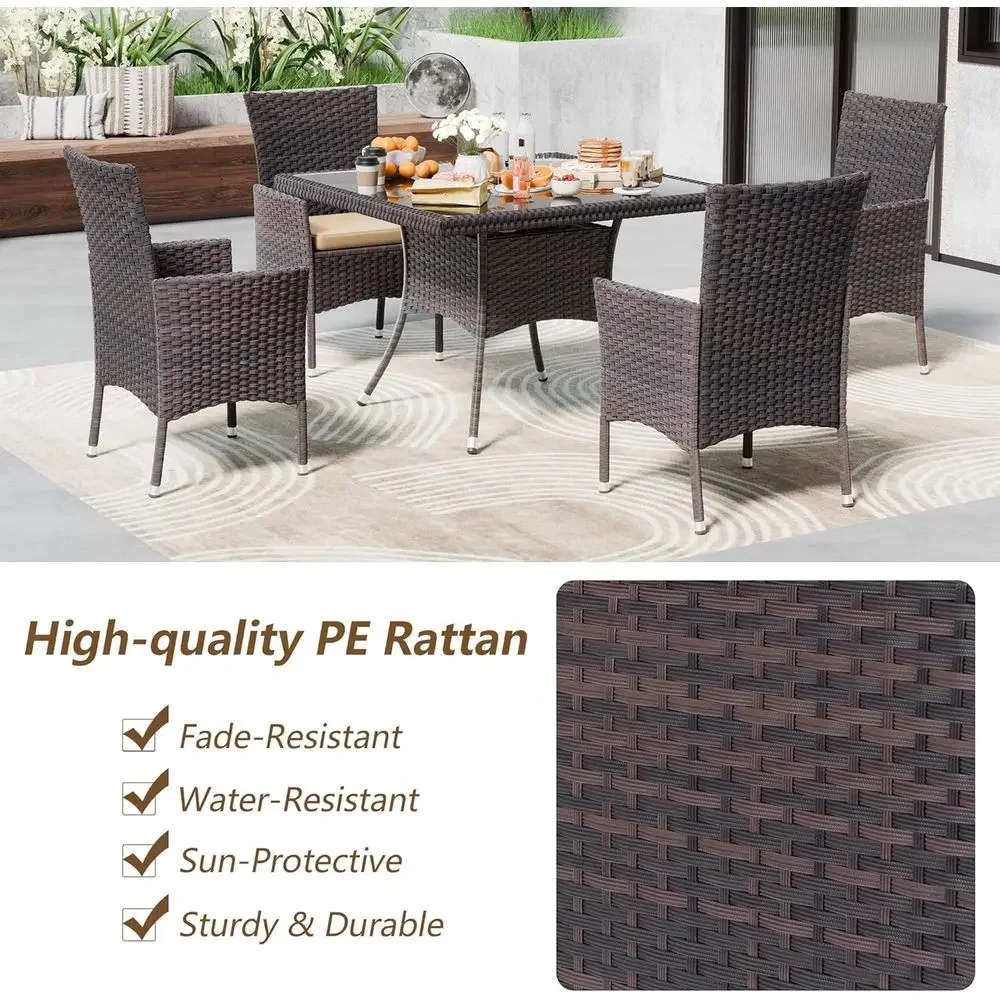 籐製家具、正方形ガラステーブル、クッション付き椅子12脚、傘 - Outdoor Furniture Lounge Set のレビューと価格