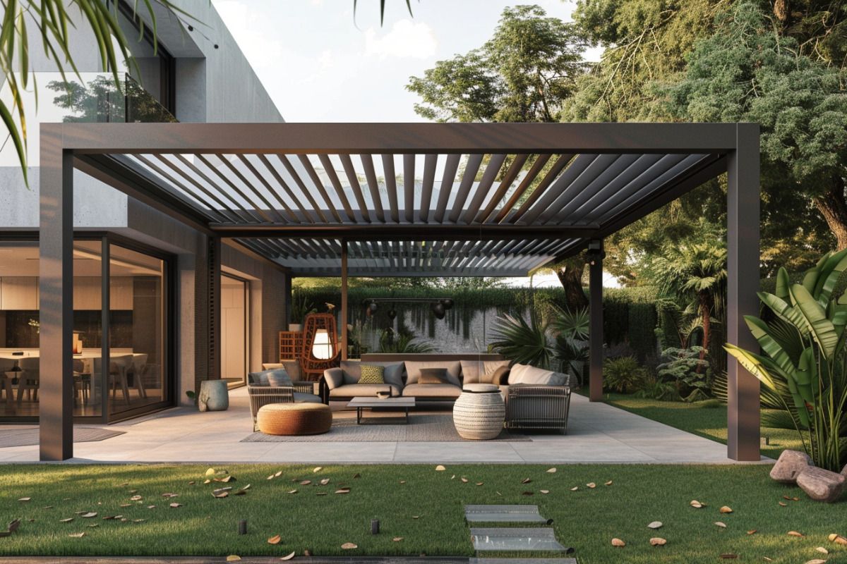 様々なサイズのアルミ合金製長方形パーゴラ、レクリエーション用 - Outdoor Furniture Metal のレビューと価格