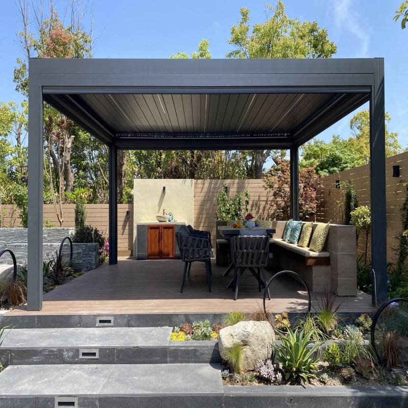 様々なサイズのアルミ合金製長方形パーゴラ、レクリエーション用 - Outdoor Furniture Metal のレビューと価格