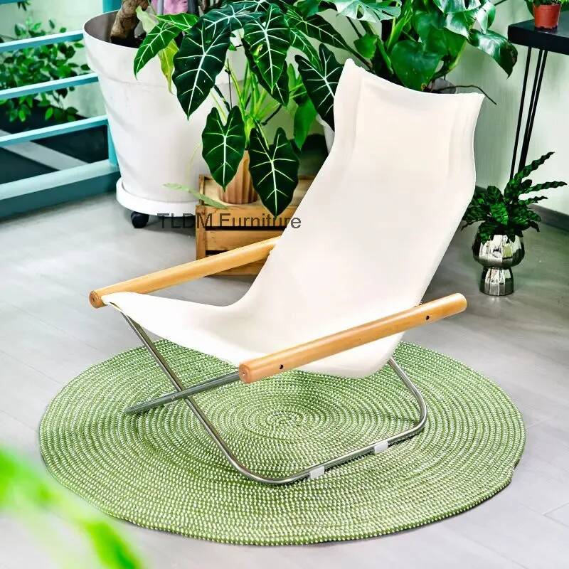ゼロセットアップ折りたたみ式キャンバスラウンジチェア、バルコ - Outdoor Furniture Japanese Style のレビューと価格