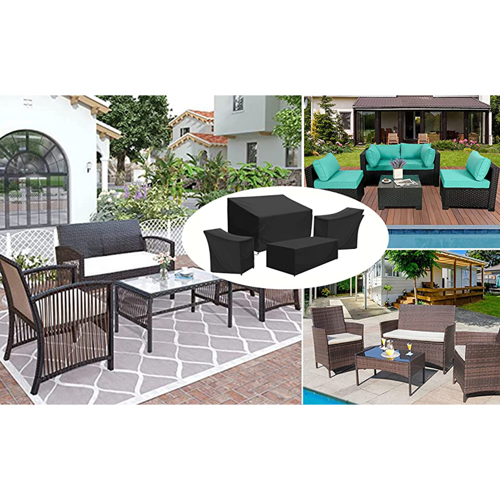 1-4 ピース屋外ベランダパティオガーデン家具カバーセット  - Outdoor Furniture Bali のレビューと価格