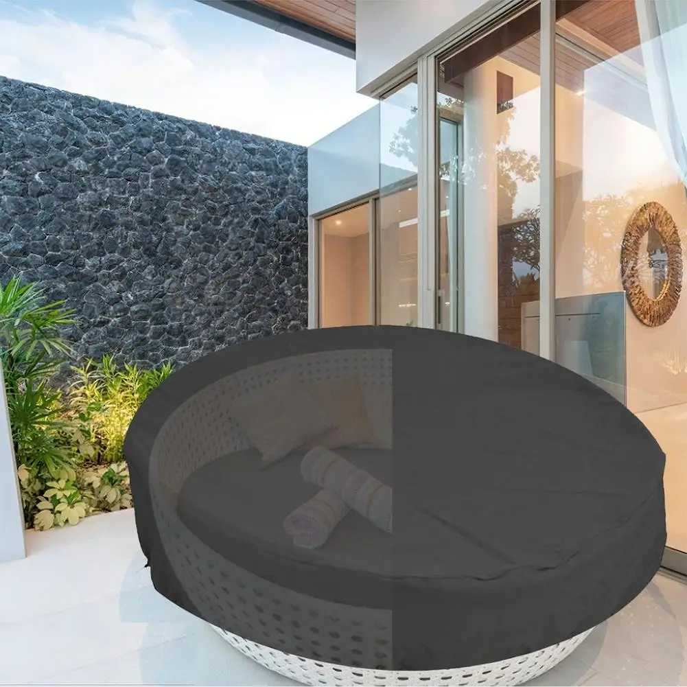 屋外防水デイベッドカバー 丸型ソファ 防塵 雨雪対策 ガーデ - Outdoor Daybed Furniture のレビューと価格