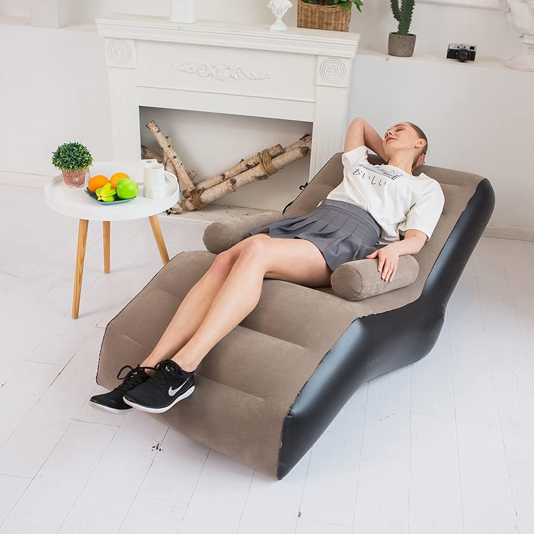 折りたたみレイジーソファ、インフレータブルラウンジチェア厚み - Outdoor Daybed Furniture のレビューと価格