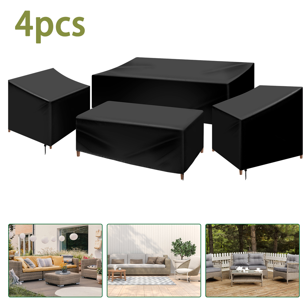 4点セットのパティオ家具用カバー。丈夫で防水性があり、オック - Outdoor Furniture Bali のレビューと価格