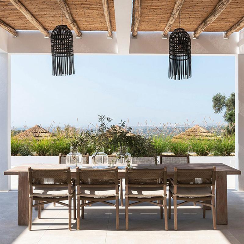 屋外用テーブルと椅子、耐腐食性チーク材ヴィラパティオ家具、屋 - Outdoor Furniture Teak のレビューと価格
