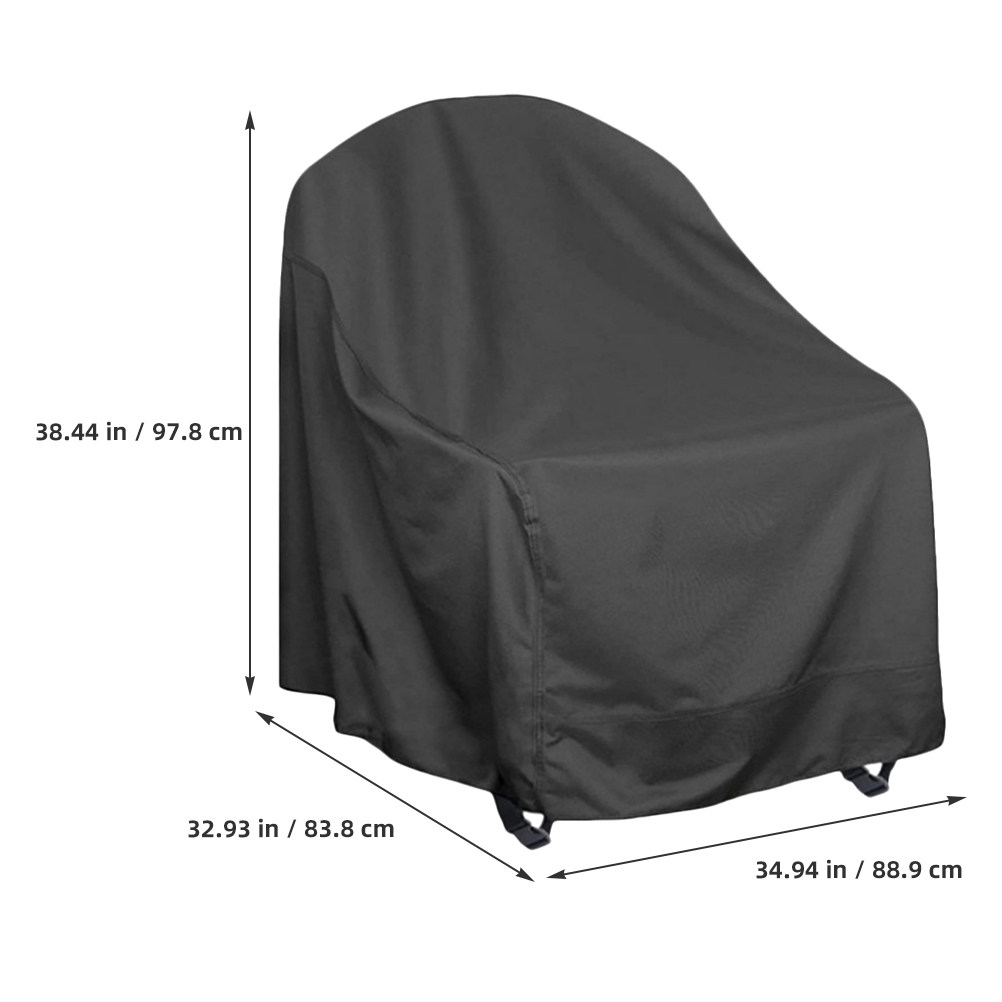 防水加工のパティオ用回転椅子カバー。210Dオックスフォード - Outdoor Furniture Sofa のレビューと価格